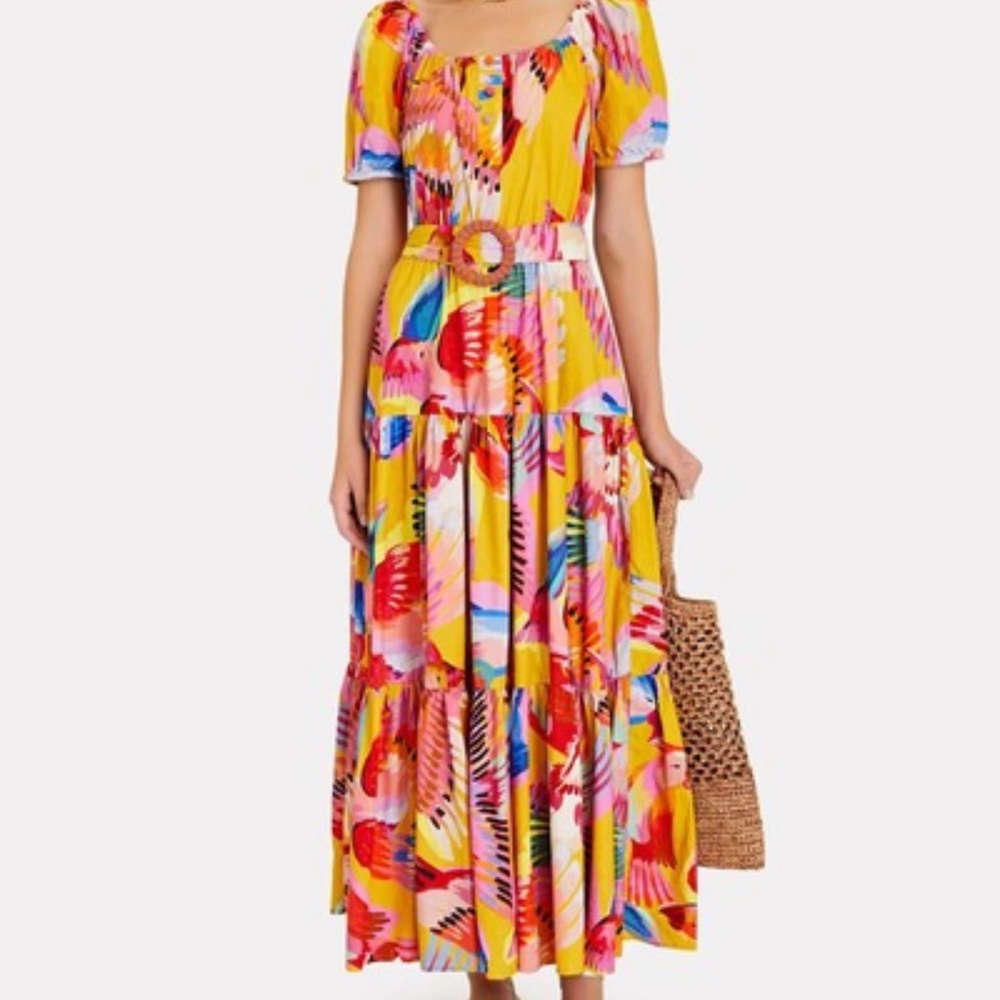 FARM Rio Neon Macaw Dress